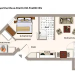 Apartmenthaus Atlantik Apartmenthaus Atlantik 004 * Ostseebad Kühlungsborn